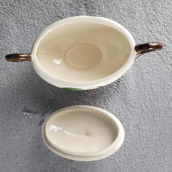 Metlox Poppytrail California Apple 2 Cup & Saucers & Sugar Bowl 1949 VTG MCM - Picture 14 of 16